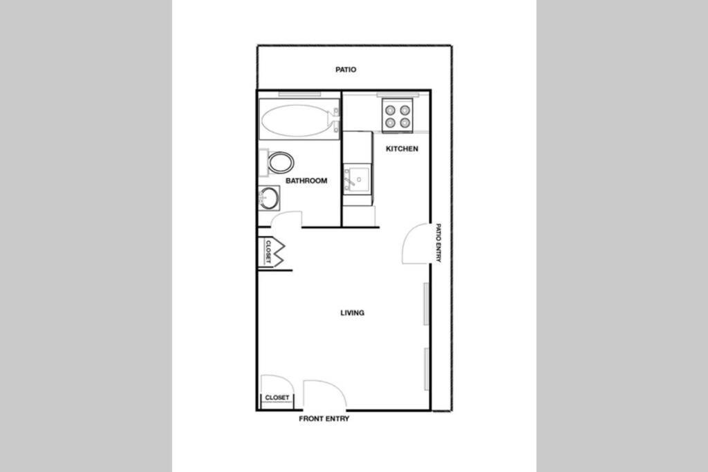 Rittenhouse Studio Apartment With Patio By Act פילדלפיה מראה חיצוני תמונה